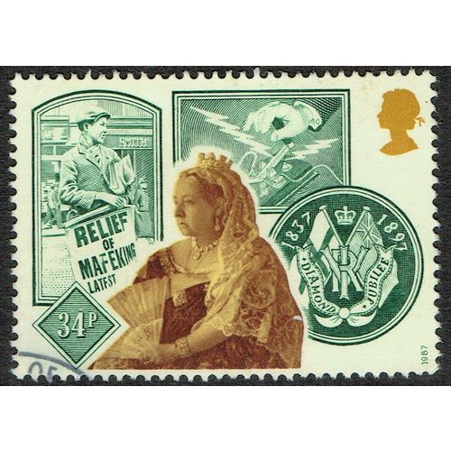1987 150th Anniversary Queen Victorias Accession 34p Multicoloured SG1370 FU