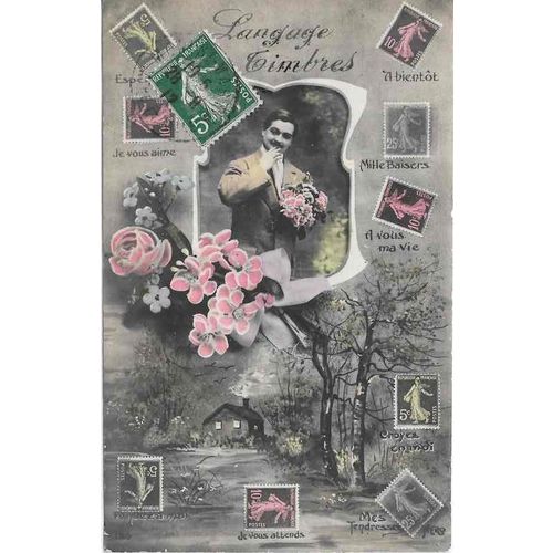 Maximum Card - France #159 St Martin to Paris 1912 Stamps related postcard