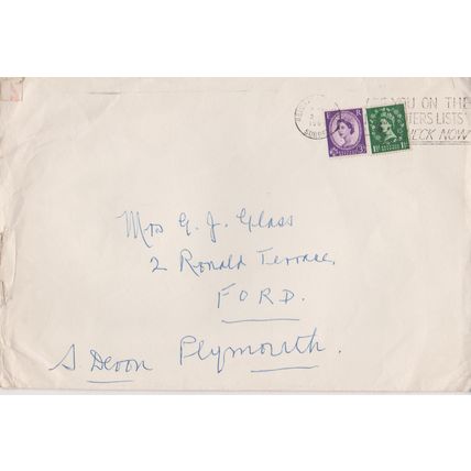 GB 1963 large cover from Reigate to Plymouth
