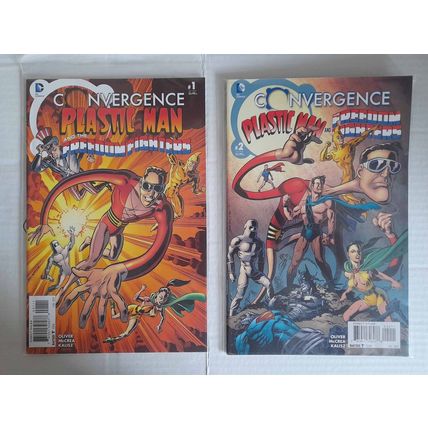 Convergence: Plastic Man & The Freedom Fighters #1, 2 - DC Mini Series