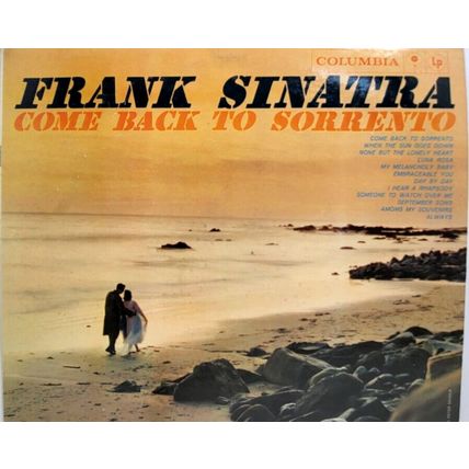 Frank Sinatra - Come Back To Sorrento 1959 LP Vinyl Record Columbia Six Eye