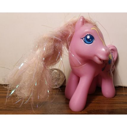 My Little Pony G3 McDonalds Pinkie Pie Happy Meal Toy - Fancy Symbol - 2008
