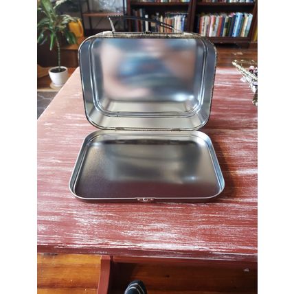 John Wayne Retro Metal Lunch Box - "The Duke" - Cowboy - Patriotic