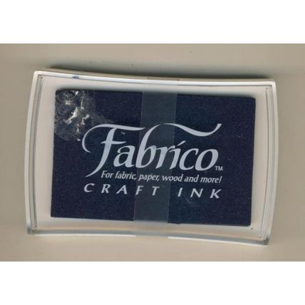 3 Fabrico Craft Ink Pad For fabric, paper, wood and more! RED BLUE BROWN