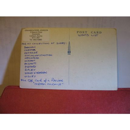 LADY CHAPEL, ABBEY CHURCH, Dorchester, Dorset used vintage postcard. =