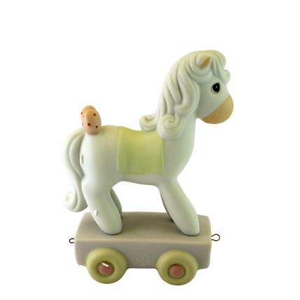 ENESCO ALL ABOARD THE ENESCO PRECIOUS MOMENTS BIRTHDAY SERIES NINE YEAR OLD 1991