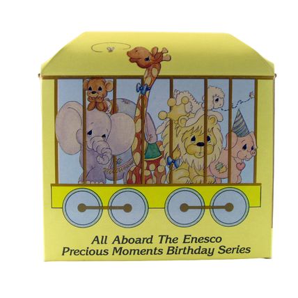 ENESCO ALL ABOARD THE ENESCO PRECIOUS MOMENTS BIRTHDAY SERIES NINE YEAR OLD 1991