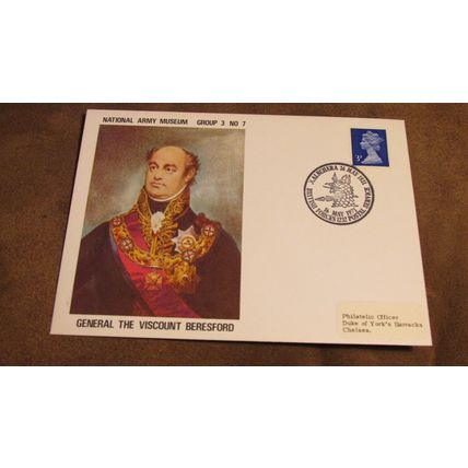 1971 GB Cover -British National Army Museum - General The Viscount Beresford