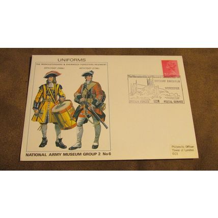 1971 GB Cover -British National Army Museum - Sherwood Forester uniforms