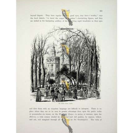 Golden Tower, Seville, Spain, Book Illustration (Print), c1875