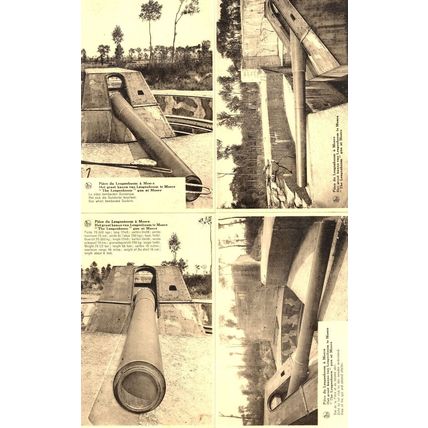 The Leugenboom A Moere WW1 Shelter 4x Mint Old Postcard s