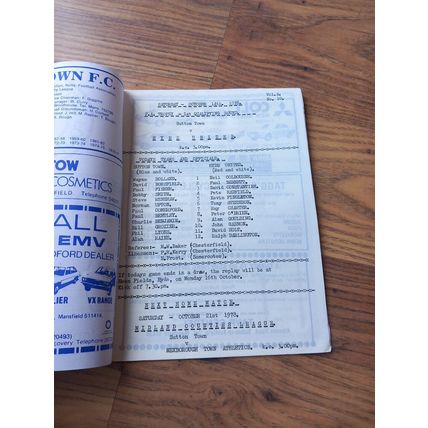 1978/79 Sutton Town vs Hyde United - FA Trophy * FREE P&P *