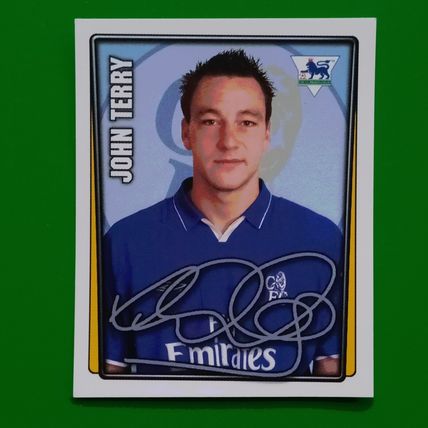 2001 2002 John Terry CHELSEA Merlin Premier League Sticker 112 Rookie