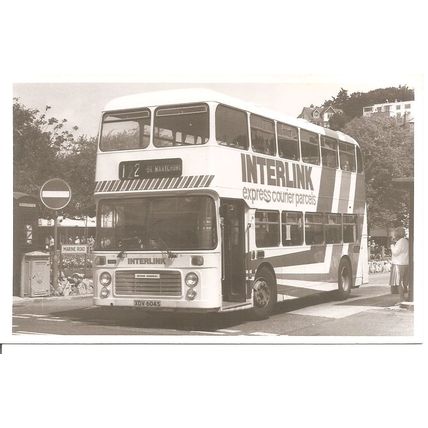 Black & White Photograph of Devon General Ltd. - XDV 604S ex. Western National
