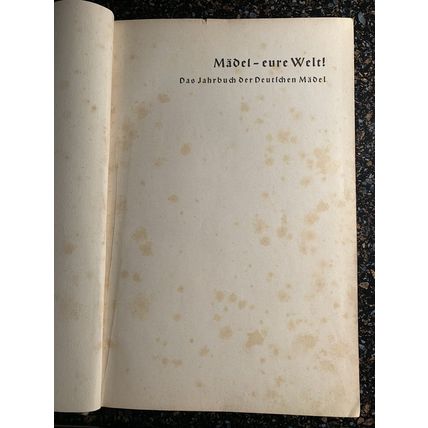 Original & historic book 'GIRLS THIS IS YOUR WORLD' 1942 - Many Photographs