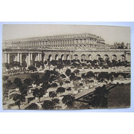 vintage postcard Versailles The Orangry