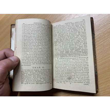 RARE* 1790 "HISTORY OF ENGLAND" T A LLOYD VOL 4 SMALL ANTIQUE BOOK (P3)