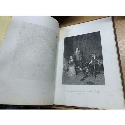 1877 SIX ENGRAVINGS ILLUSTRATION OF A LEGEND OF MONTROSE ILLUSTRATED BOOK (P5)