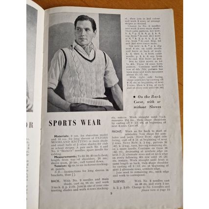 VIINTAGE Men's Knitting Patterns