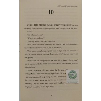 SIGNED A WOMAN'S WORK IS NEVER DONE by SOPHIA MORRISON PRIVATE PRESS NOVEL