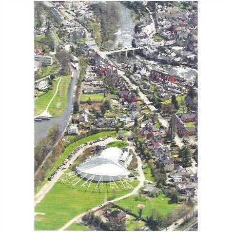 Llangollen, Flintshire - Eisteddfod from the air - postcard