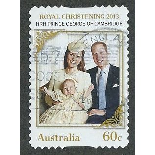 AUS 2014 60c (S/A) 'ROYAL CHRISTENING' FINE USED (EBID40-094)