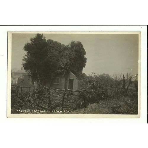 Warwickshire BIRMINGHAM Arden Road Old Cottage Postcard by Lewis (442)