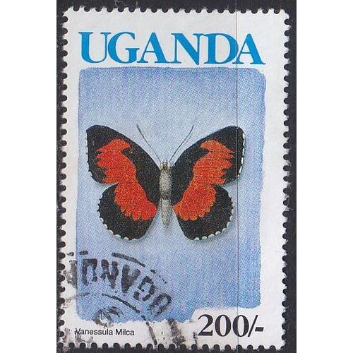 UGANDA [1990] MiNr 0842 I ( O/used ) Schmetterling