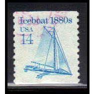 Used 2134 14c Iceboat Very Fine PA5961