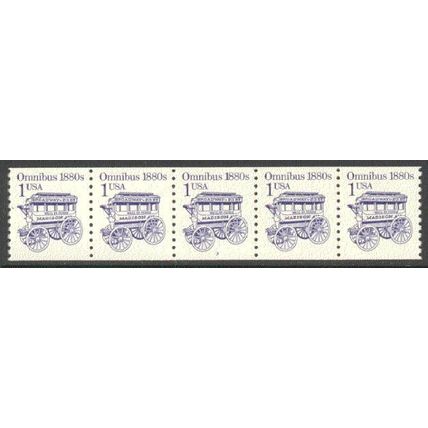 2225b 1c Omnibus Fine MNH Dry Gum PNC 3/5 R0108