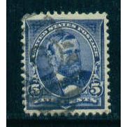 Used 281 5c Ulysses S. Grant Just Clears M04689
