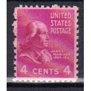 808 4c James Madison Barely Clears MNH B0121