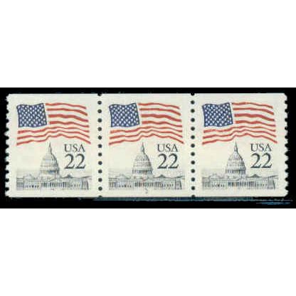 2115v 22c U.S. Flag Very Fine MNH PNC 2/3 G0998