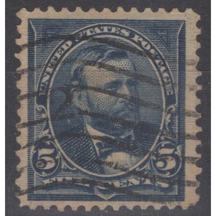 ZAYIX - 1898 US 281 Used F-VF - 5c dark blue President Grant 113022-S35