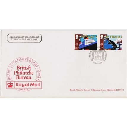 Great Britain. FDC 1988 25th Anniversary British Philatelic Bureau. Used