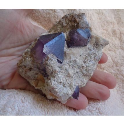 Russian Amethyst Gemstone Raw Crystal Point