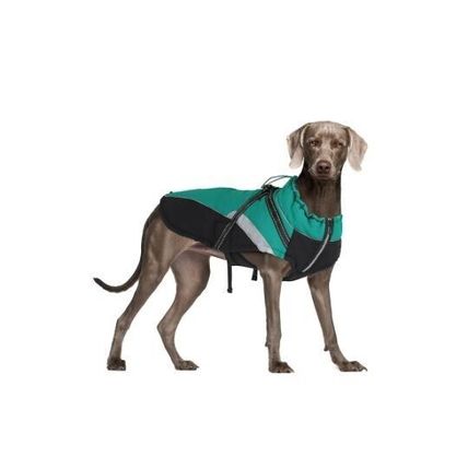 Dog Winter Coat Jacket 23" Back (XL) Green Black Grey Padded