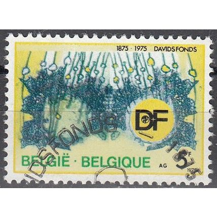 Belgique 1975 Michel 1809 O Cote (2008) 0.25 € 100 Ans Davidsfonds Cachet rond