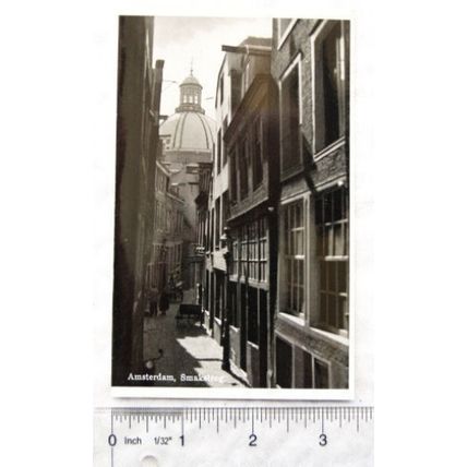 old postcard Amsterdam, Smaksteeg