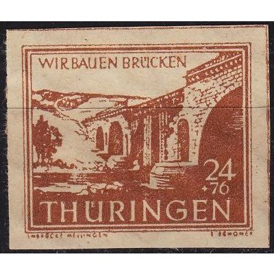 GERMANY Alliiert SBZ [Thüringen] MiNr 0115 yy ( **/mnh )