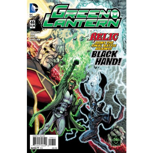 Green Lantern (2011) #46 DC RENEGADE Relic vs Black Hand