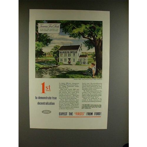 1945 Ford Motor Company Ad - Nankin Mills