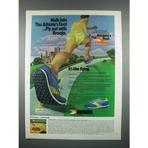 1979 The Athlete's Foot Brooks Sensation Sneaker Ad