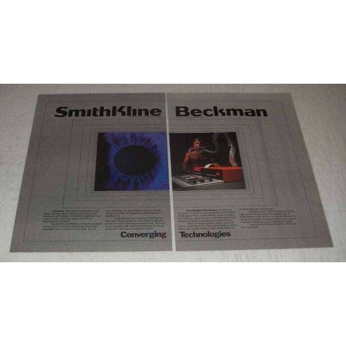 1982 SmithKline Beckman Rate Nephelometer Ad