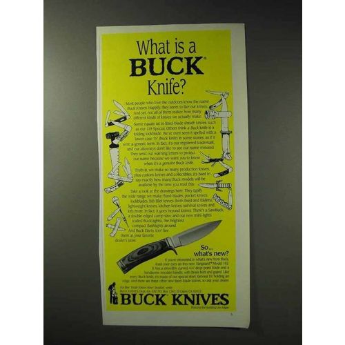 1992 Buck Knives Ad