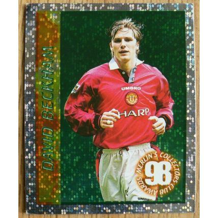 David Beckham | Merlin Premier League Kick Off 98 Sticker | #097