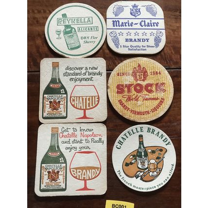 20 Older Beer Coasters