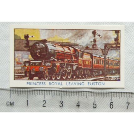 Jacobs Picture cards from History 22, Famous Trains & Engines, Princess Royal