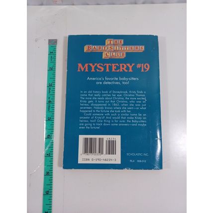 The Babysitter's Club Mystery #19: Kristy and the Missing Fortune by Ann M. Mart