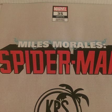 2022 Convention Marvel Spider-Man Miles Morales #35 KRS Mayhew Black Variant